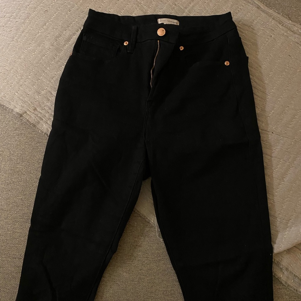 Good American Black Skinny Jean
